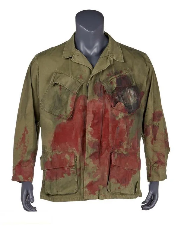 Jack Blacks Bloody Army Jacket from Tropic Thunder